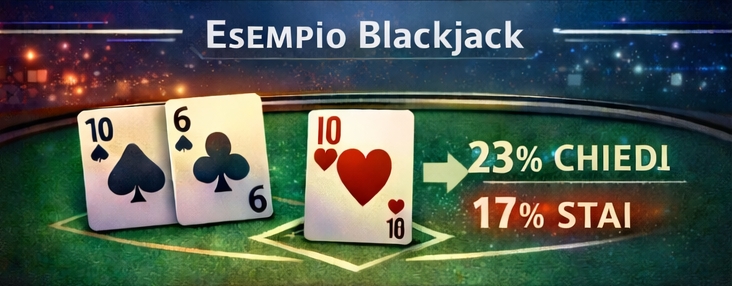 Esempio pratico blackjack